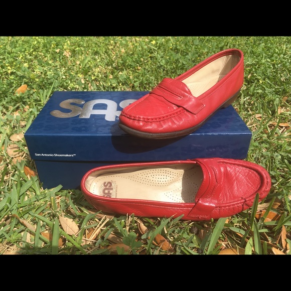SAS Shoes - ♻️2 FOR $10♻️LOWEST💲SAS Red Loafers 7.5 S